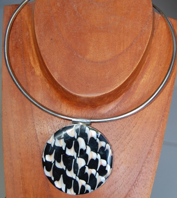 shell stainless pendants art