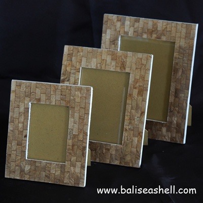 shell frame photo art crafts set
