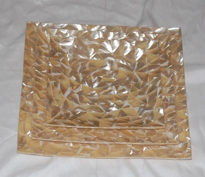 tectus pyramid shell mosaic art