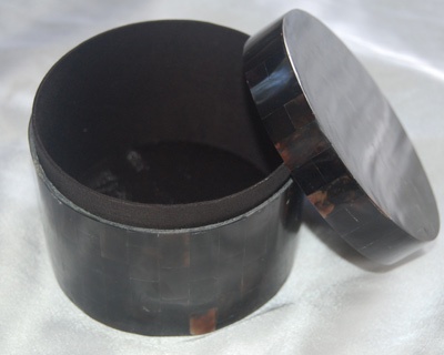 black pen shell box