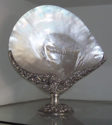 Mop big colletion with art silver