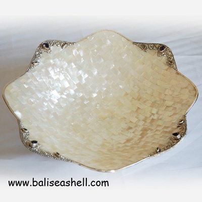 bowl crafts with silver handmade