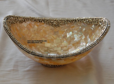 shell bowl crafts art indonesia