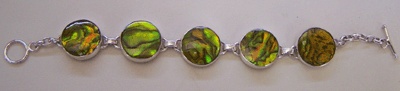 Paua Shell Breeclet With Silver
