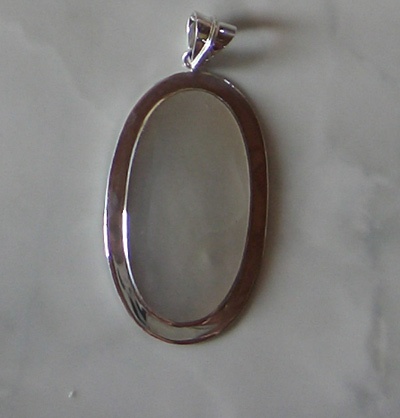 Pendant Mother Of Pearl Shell Silver